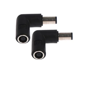 

Male To Female DC Power Plug Connector Adapter Converter 90 Angle 7.4*5.0mm For hp notebook Laptop