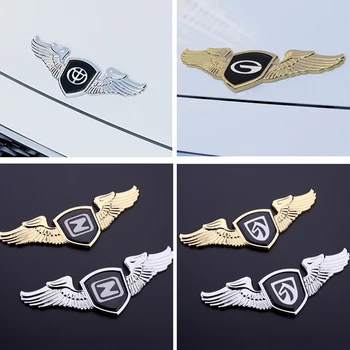 

For Baojun 310W 510 530 E100 E200 Trumpchi gs4 gs8 changan Zotye z100 t600 Alloy Front Emblem Hood Cover Wing Sticker Decals