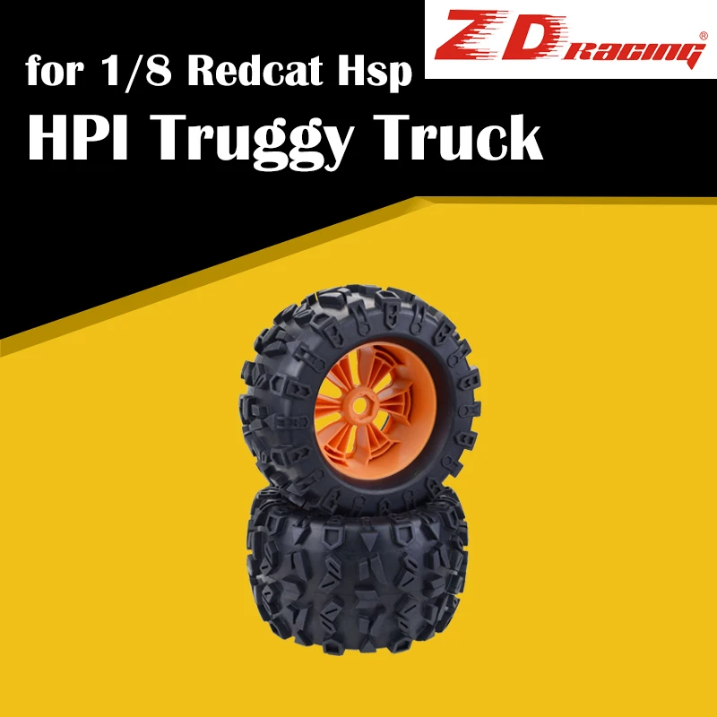 ZD Racing 170mm 1/8 Truggy Monster Truck Wheels and Tires for Redcat Hsp Kyosho Hobao Hongnor Team Losi GM DHK HPI | Игрушки и хобби