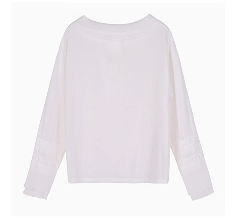 Осенние женские блузки корейские модные шифоновые женские рубашки кружевные белые женские топы и блузки плюс размер XXL Femininas Elegante