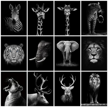 

EverShine Diamond Painting Animals Cross Stitch Diamond Embroidery Elephant Rhinestones Art Bead Picture Kits Wall Decoration