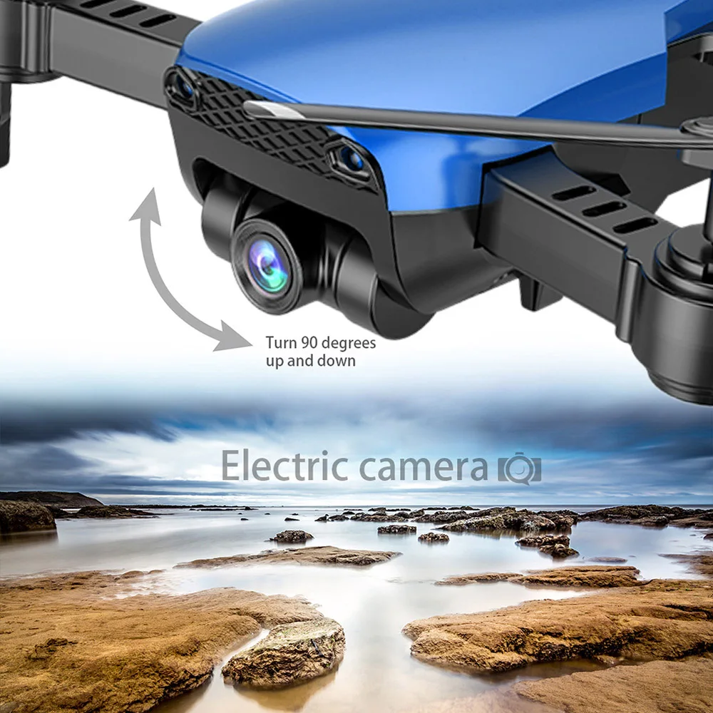 Радиоуправляемый Дрон LAUMOX M69 с широкоугольной HD камерой 4K Wi Fi FPV складной