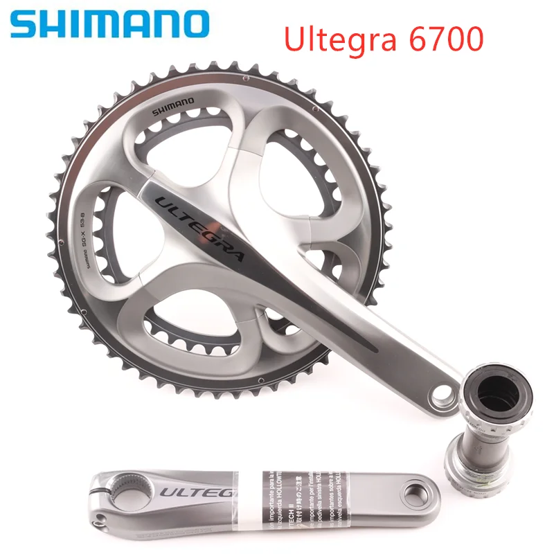 Shimano Ultegra 6700 10 скоростной дорожный велосипед crankset 172,5 53 39t с нижним кронштейном