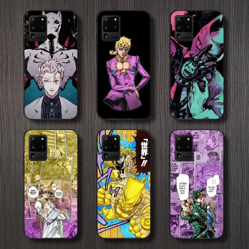 

JoJo's Bizarre Adventure JoJo Anime Phone Case For Samsung galaxy S 7 8 9 10 20 edge A 6 10 20 30 50 51 70 note 10 plus