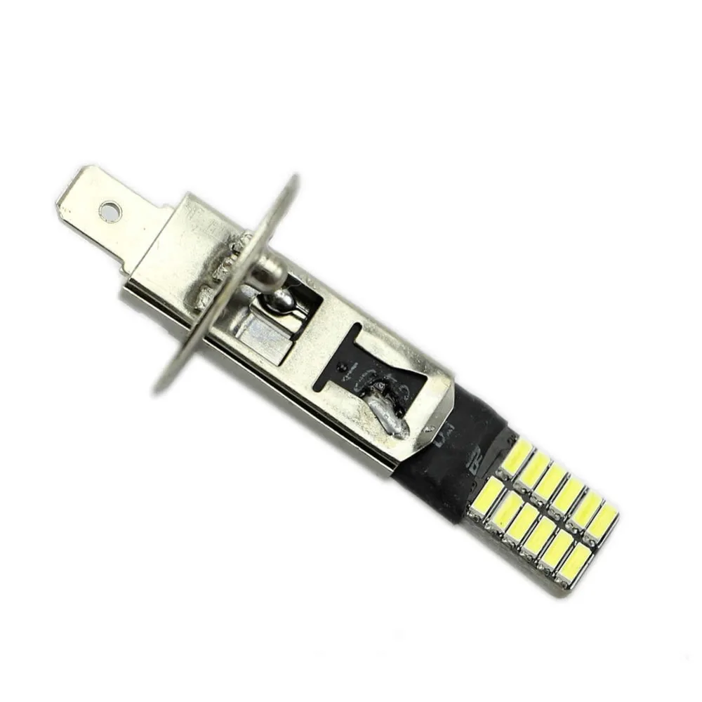 1 шт. новая фара 6500K HID Белый 24 SMD H1 светодиодные Сменные лампы для противотуманных