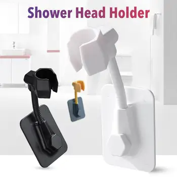

2020 New High Quality Adjustable Bathroom Shower Head Stand Wall-mounted Portable Shower Head Holder Fixing Bracket