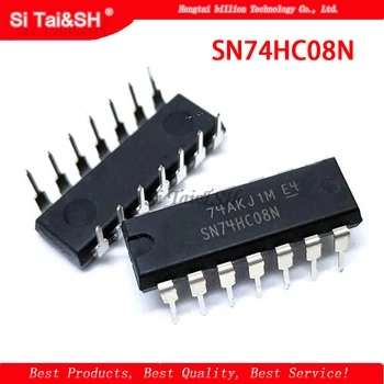 

10PCS SN74HC08N DIP14 SN74HC08 DIP 74HC08N 74HC08 DIP-14 new and original IC