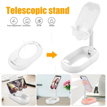 

Foldable Adjustable Angle Desk Phone Holder Stand Mount For iphone Lazy Mobile Phone Holder Desktop Bracket Mount Stand Tripod