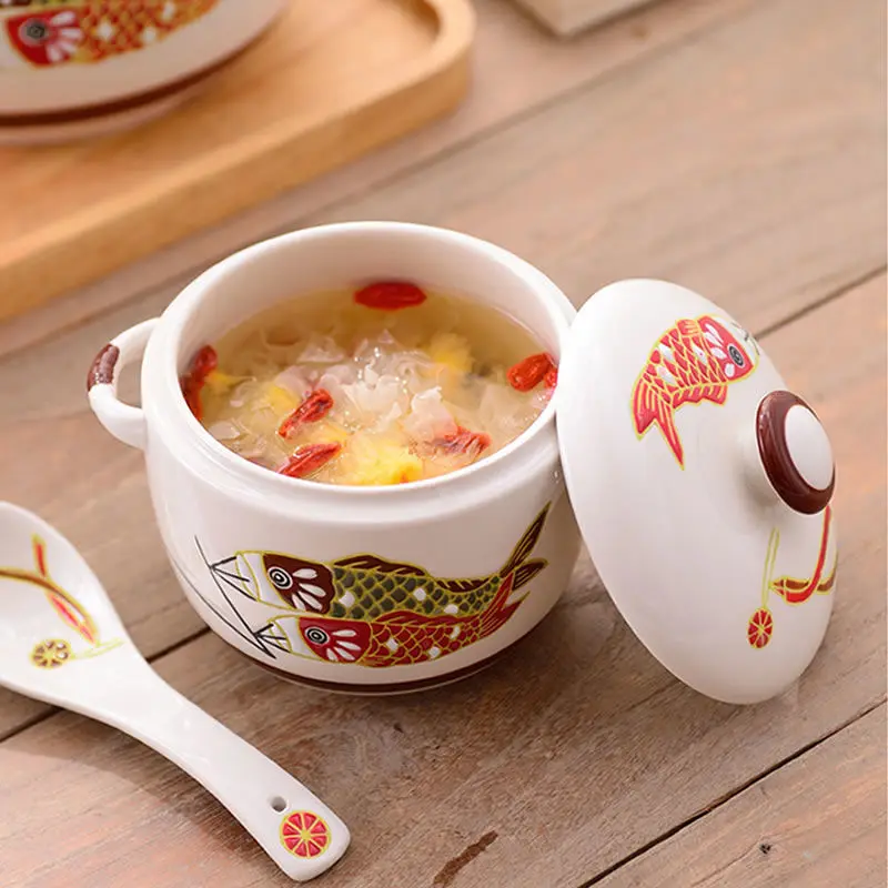 Керамическая кастрюля для супа керамическая плита кухонный горшок