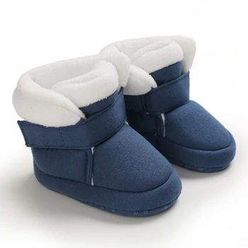 

0-18M Baby Girls Boots Newborn Infant Cute Star Print Soft Sole Winter Snow Boots Boys Girls Warm Plush Boots