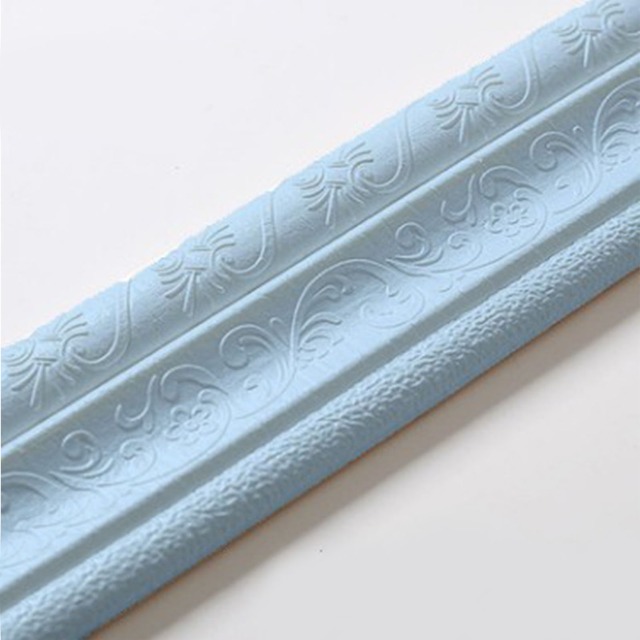 Waist Skirting Line Self Adhered Stereo Wall Sticking 3D Foam Edge Banding Frame Waterproof Anti-collision Background Wall