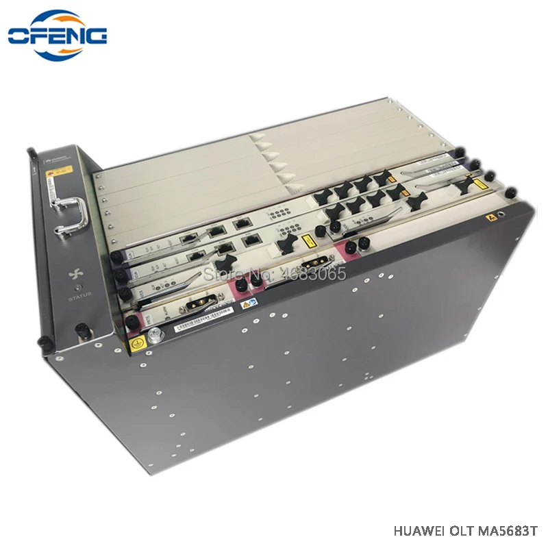 Huawei MA5683T 10G OLT Fttb/Fttc/Ftth GPON EPON OLT с 2xSCUN+ 2xPRTE+ 2x X2CS