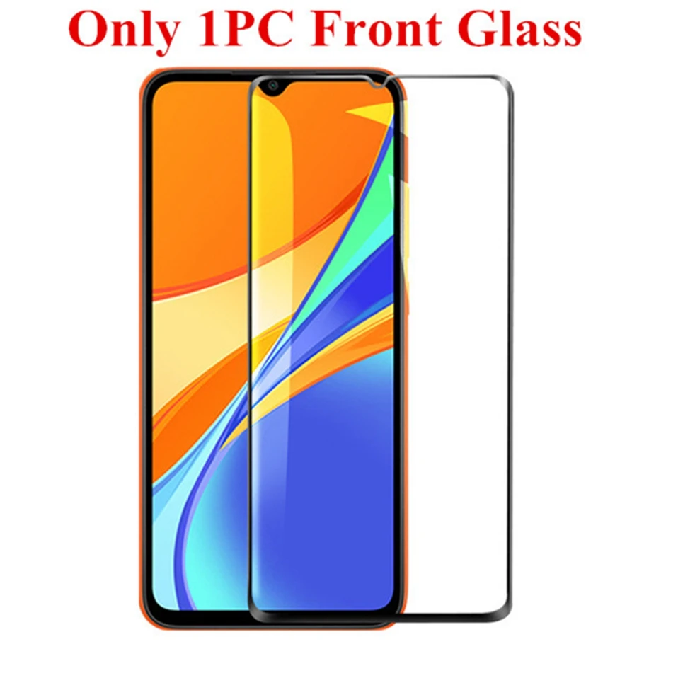 2in1 Tempered Glass for Xiaomi Redmi 9C 9A 9 C Full Cover Camera Screen Protector for Xiomi xiaomi Redmi Note 9 pro glass film mobile tempered glass Screen Protectors