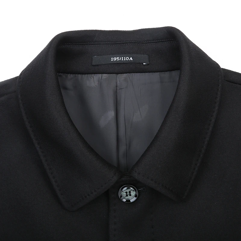 Плюс 10XL 8XL Зимняя шерстяная куртка, мужское высококачественное шерстяное пальто, повседневное приталенное шерстяное пальто с воротником, мужское длинное хлопковое пальто с воротником