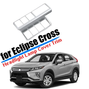 

Fit for Mitsubishi Eclipse Cross 2018 2019 2020 Front Headlight Lamp Button Board Cover Trim ABS Plastic Silver Car Styling