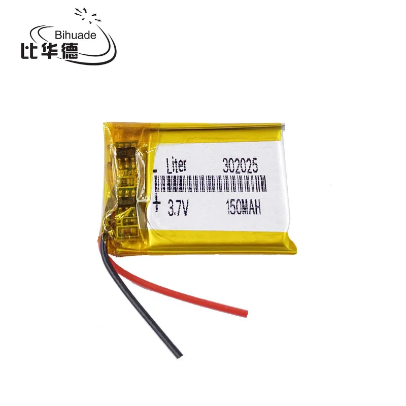 3.7V 150mAh 30 Lithium Polymer Li-Po li ion Rechargeable Battery cells For Mp3 MP4 MP5 GPS PSP mobile bluetooth