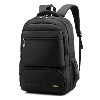 

Nylon Waterproof Black Business Backpacks for Men 15 Inch Laptop Notebook School Bag Anti-theft Travel Casual Large Women Canvas