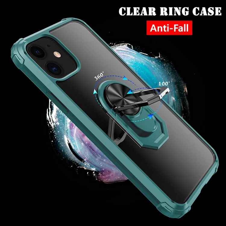Противоударный чехол Coque для iPhone 11 12 Pro XS Max X XR 8 7 Plus SE 2020 прозрачный Магнитный Apple