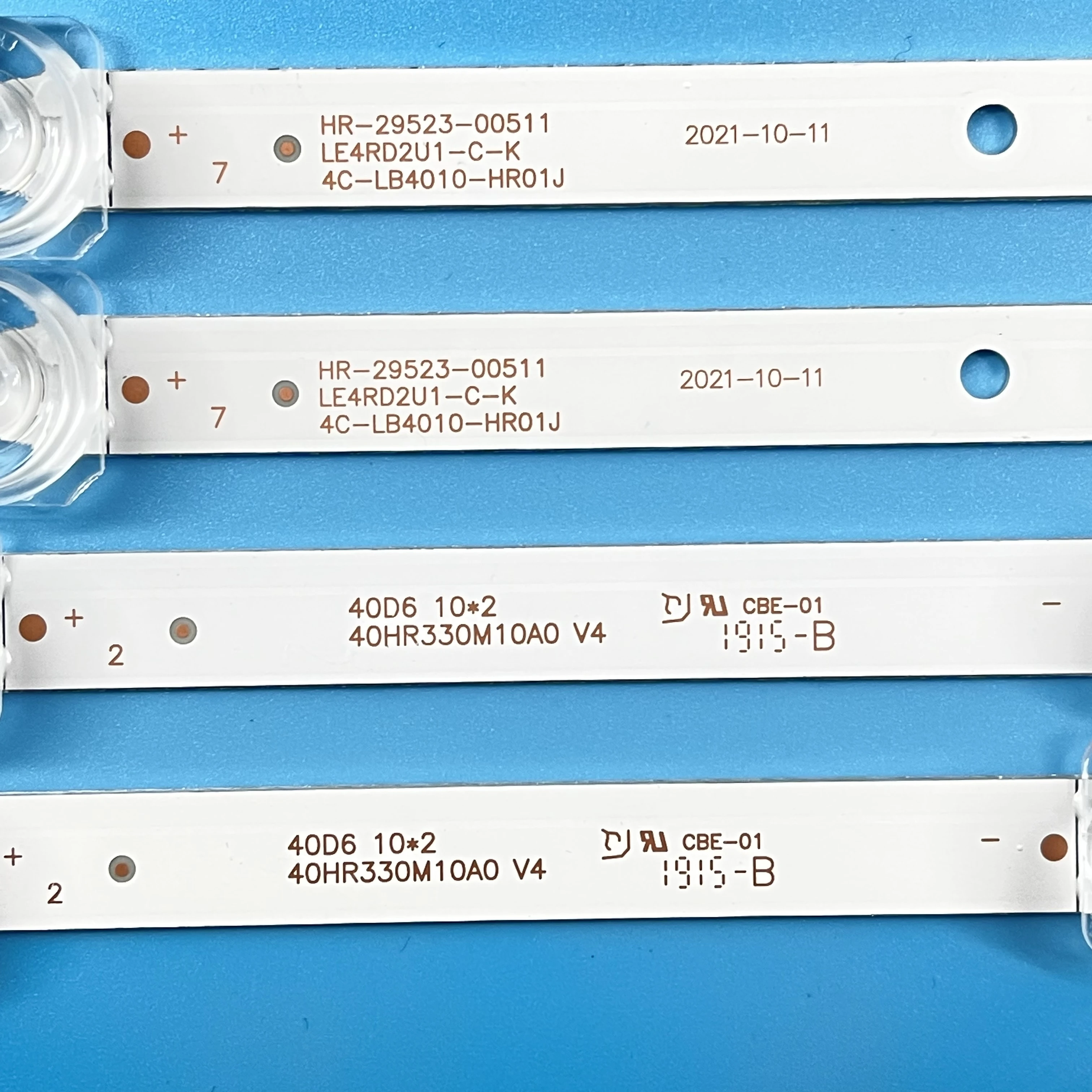 LED backlight Strip for 40"TV TCL 40S6500 40D3000 40S6500FS 40D6 10X2 40HR330M10A0 V4 4C-LB4010-HR01J HR02J 40F6F 40L2F 40D610X2 led light led light bar