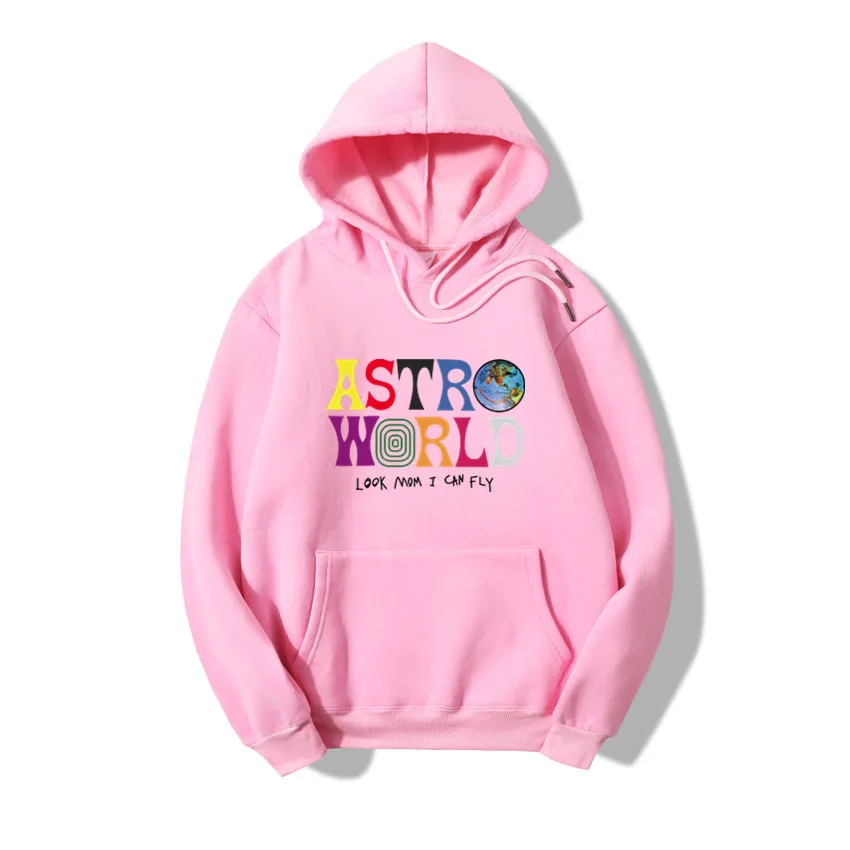 С изображением Трэвиса Скотта ASTROWORLD WISH YOU WAS HERE HOODIES Мода хлопок Письмо печати уличная Мужская Женский трикотажный хлопчатобумажный пуловер