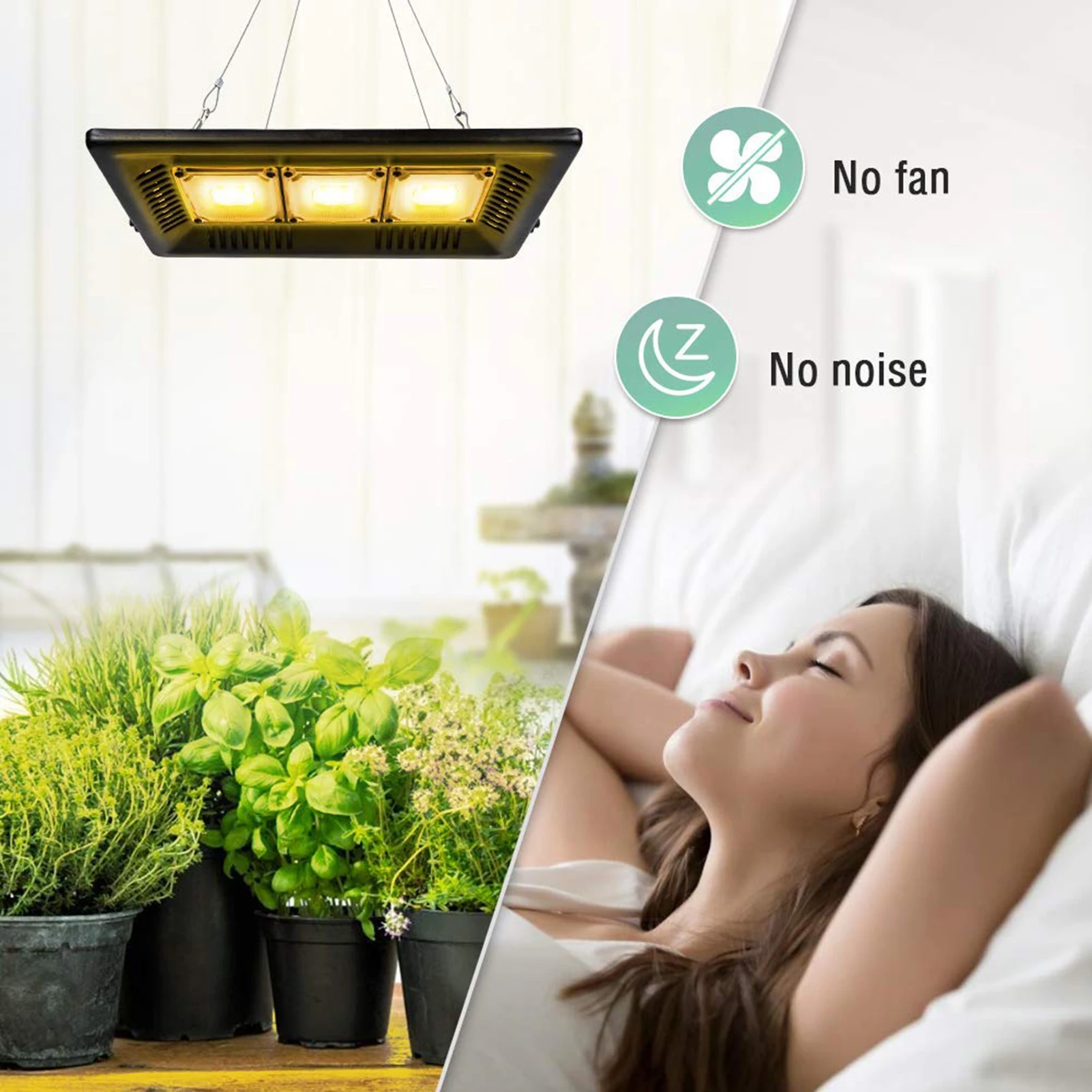 150W LED Grow Light Full Spectrum Phyto Lamp Waterproof Grow Lamp Phytolamp for Plants Seedling Growing Blooming Fruiting