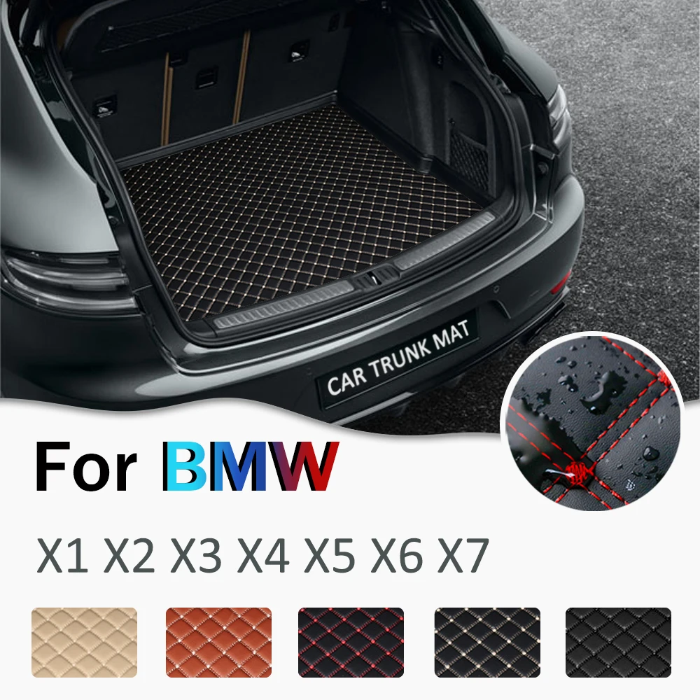 Leather Car Trunk Mat for BMW X1 F48 X2 F39 X3 F25 G01 X4 G02 X5 G05 X6