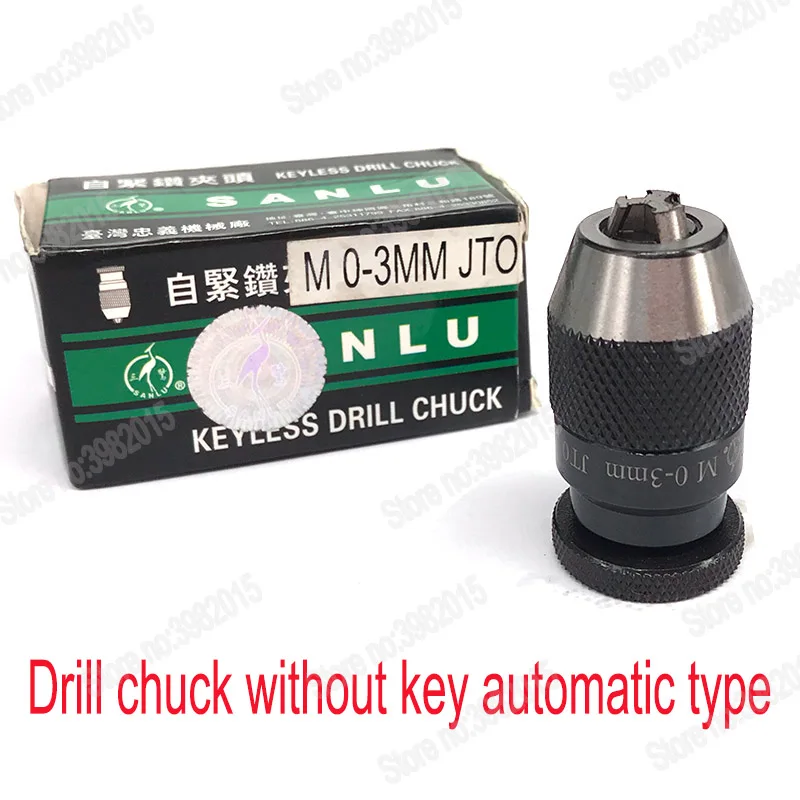 EDM Automatic JTO Keyless Drill Chuck Electrode Without Key 0-3mm Electrode tube Die Hole for Edm Drilling Machine