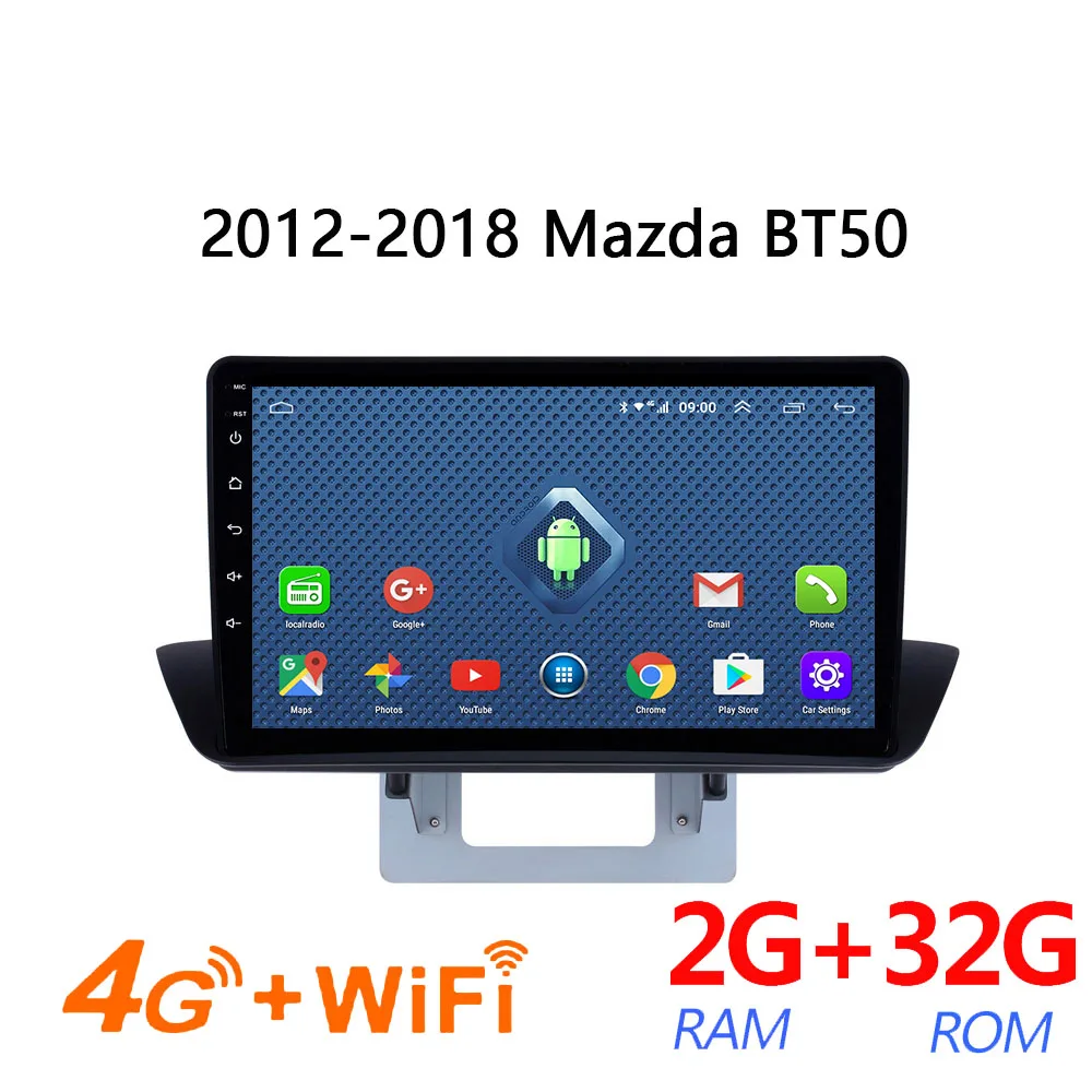 Автомобильное радио 4g Sim android 2 32G для Mazda BT50 2012 2013 2014 2015 2016 2017 2018 навигатор