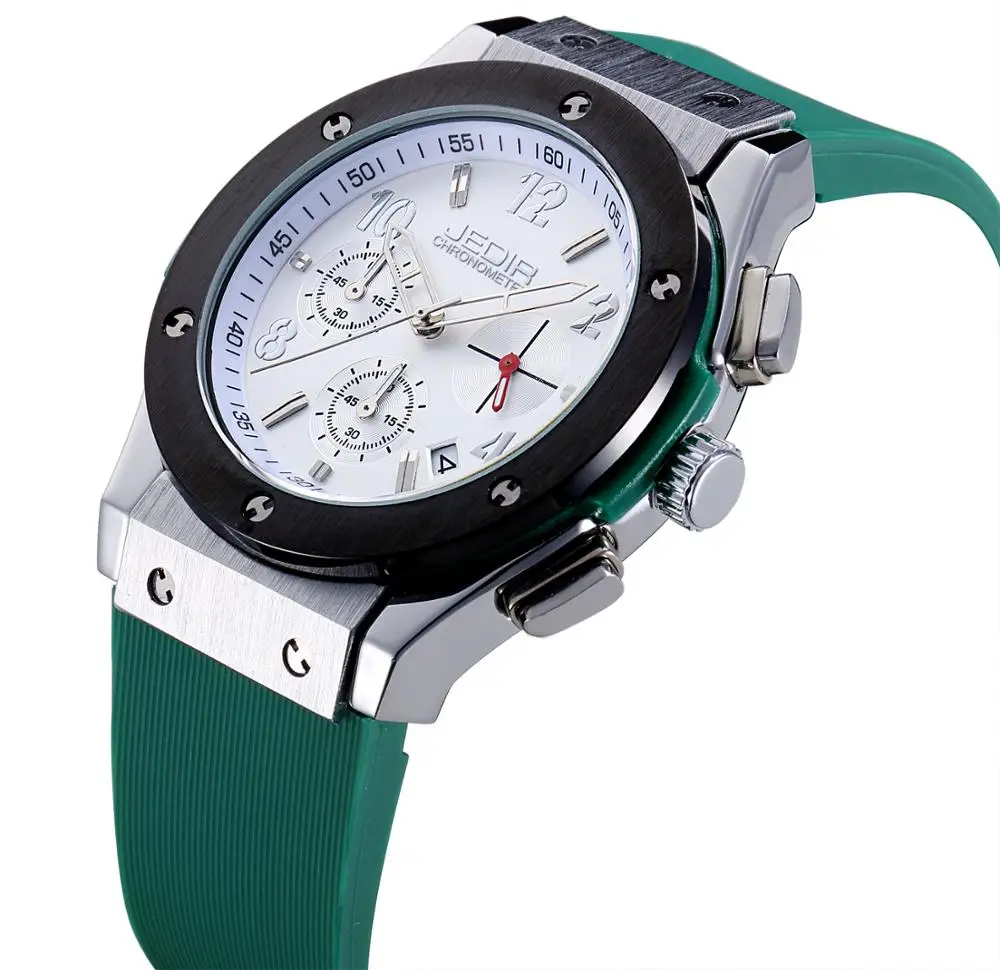 

JEDIR Men Watch Fashion Casual Watches Male Clock Relogio Masculino Silicone Band Quartz Wristwatch for Man Relojes para Hombre