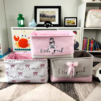 

Pink Girl Laundry Basket for Dirty Clothes Sundries Home Office Laundry Storage Baskets Toy Organizers Bathroom Laundry Hamper