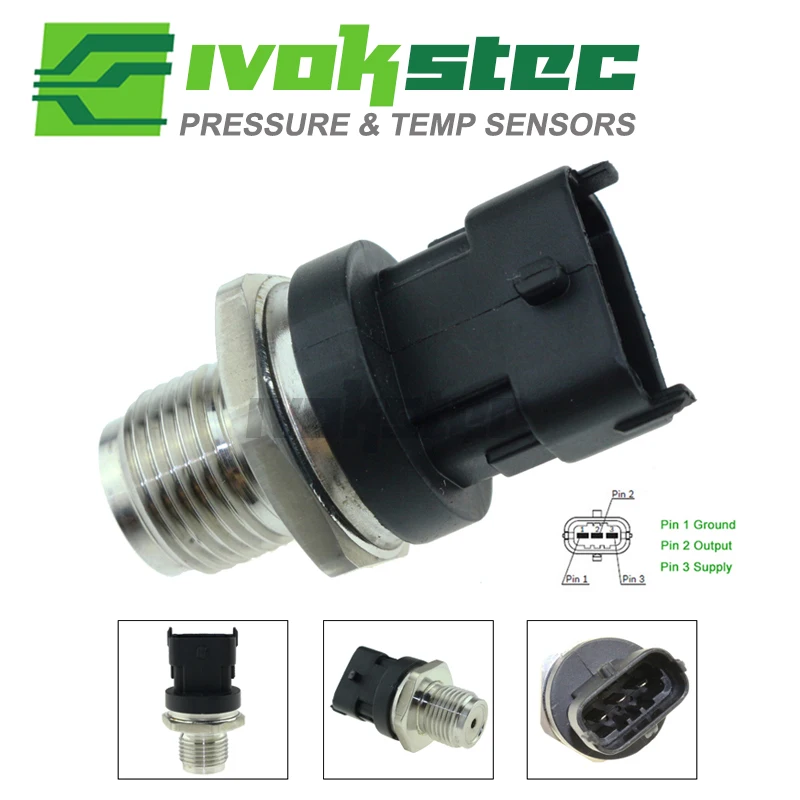 Brand New 1800 Bar Fuel Rail Pressure Sensor For Ford Ranger Everest