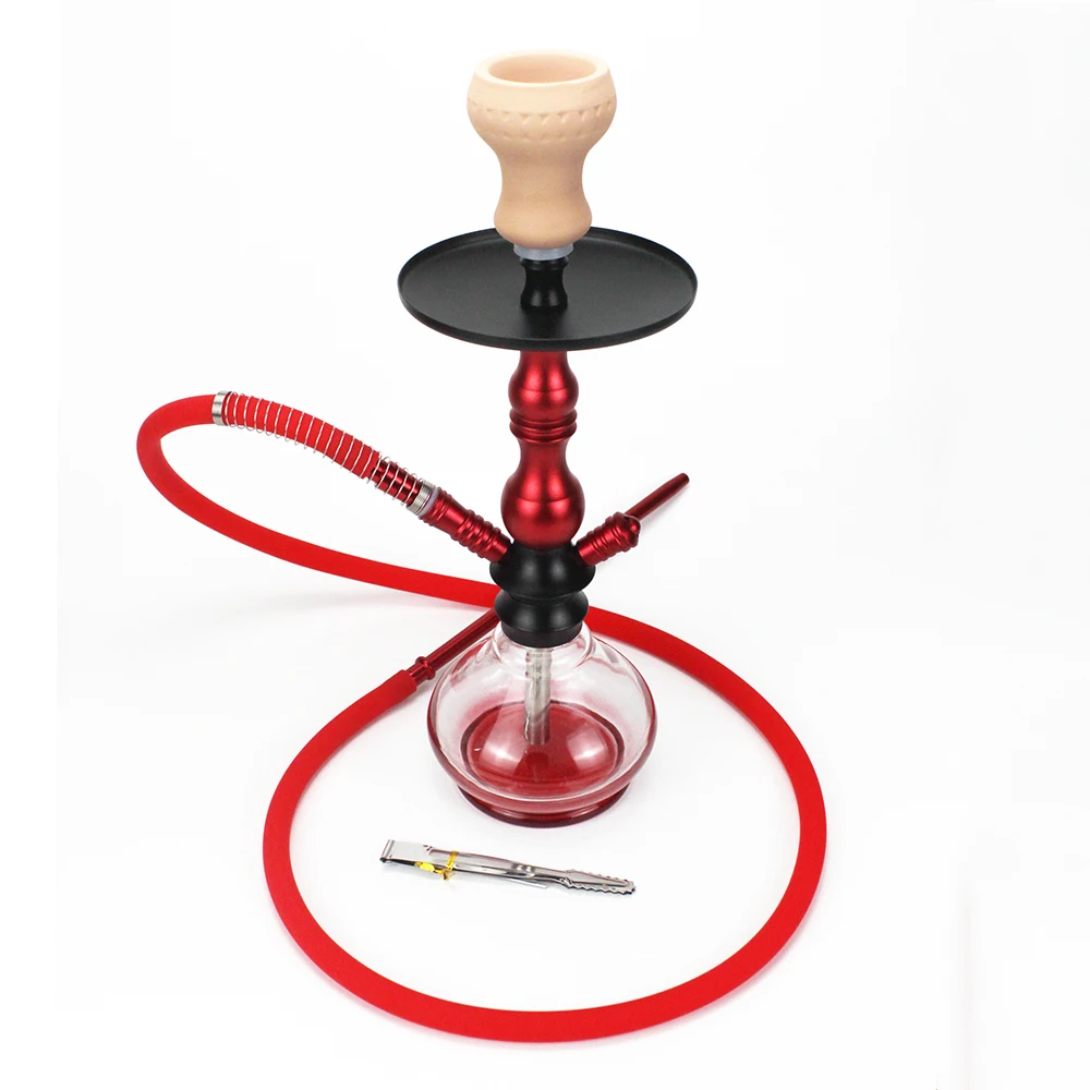 Из нержавеющей стали для кальяна Shisha с керамической силиконовая миска шланг курительная труба Chicha Narguiles Sheesha стеклянный кальян SH194
