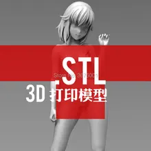 Сексуальная девушка аниме фигура STL цифровая 3D печать файл для ЧПУ резьба рельеф Гараж Комплект модель ЧПУ роутер STL формат GK T0021