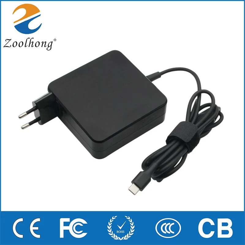 20 в 4.5A 90 Вт Универсальный usb Тип C ноутбук мобильный телефон адаптер питания