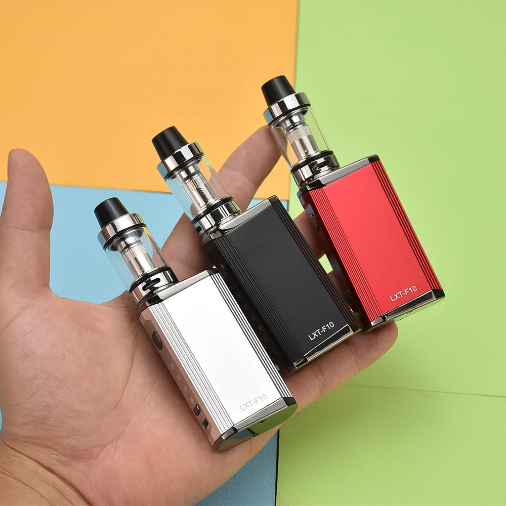 

HOT 80W Box Mod Vape Kit 2200 mAh build-in Battery With 2.5ml Tank vaporizer electronic cigarette kit