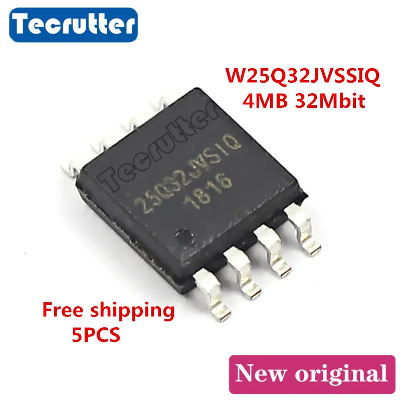 5 шт. W25Q32JVSSIQ 25Q32JVSIQ 4 Мб 32 Мбит 25Q32 W25Q32 SOIC8 SPI или FLASH Бесплатная доставка | Электроника