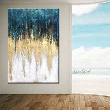 

New Arrival Abstract Gold Texture Oil Painting Modern Home Decoration Wall Art Paintings Picture Showpiece For Home Decoration