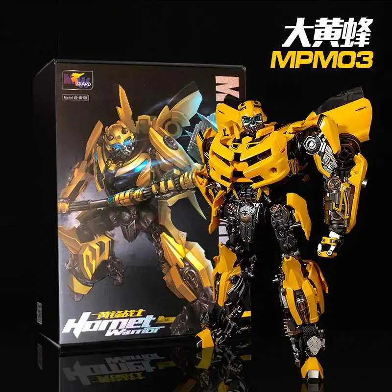新品 【 WEIJIANGノTF W8601 MPM03 28cm 拡大合金版 変形 ロボット】オモチャ～T3242～ Wei Jiang Model Wizard W8601 HORNET WARRIOR Oversize Transformers MPM03  Bumblebee