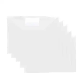 

Pack of 10 Durable Clear Practical Student Waterproof A4 Document Folder Document Organizer File Folder with Snap Button