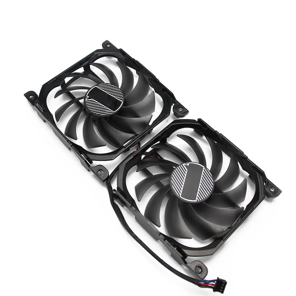 2 шт./компл. Inno GTX1070TI/1070 GPU VGA карта кулер охлаждающий вентилятор Замена для INNO3D GEFORCE GTX 1070 GTX1070 TI X2 V2 графика