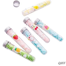 5 бутылок мини мыло бумажный лист в форме цветка одноразовые Ароматические Ломтики для путешествий Цвет отправляется случайным образом