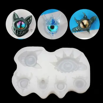 

Eye Resin Mold Turkey Evil Eye Lucky Pendant Silicone Molds Jewelry Making Tools NEW