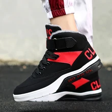 Унисекс, весенние Нескользящие зимние кроссовки для бега, теплые бархатные, сохраняющие тепло, большие размеры, амортизирующие, для спорта на открытом воздухе, тренд, бренд, Zapatillas, Жесткий Корт