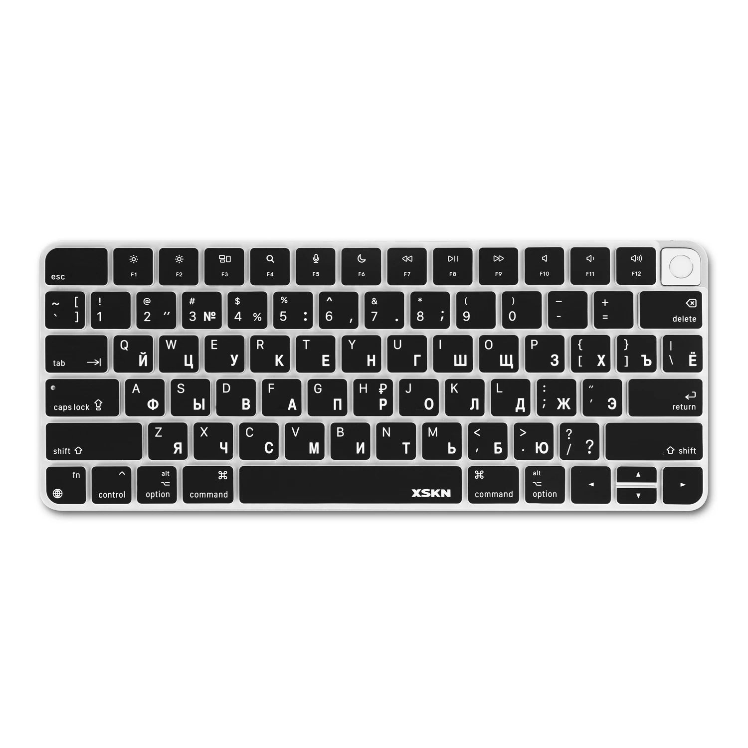 XSKN русская силиконовая клавиатура чехол для 2021 нового Apple iMac 24 дюйма Волшебная A2449