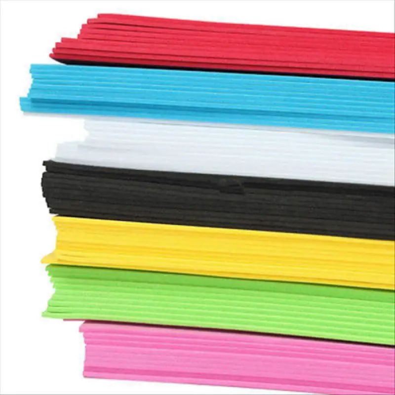 2 mm thickness 20 * 30 cm 5pcs DIY for decoration Sponge Foam paper KraFt PaPer foamiran FOR needLework felt