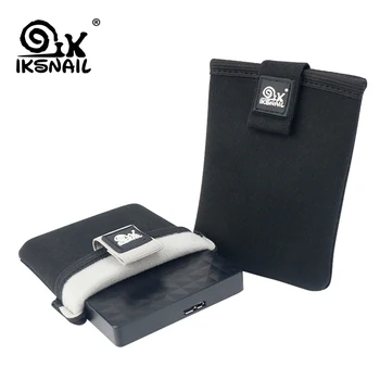 

IKSNAIL Earphone Bag with double High Quality Soft Velvet pouch bag case for Earphone MP4 MP3 Play Mobile Phone Power Bank Key