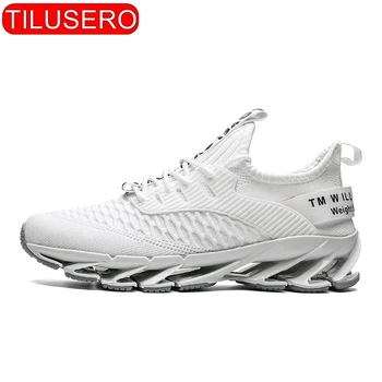 

2020 Hot sale men shoes new shock absorbing sports shoes men's casual shoes breathable mesh shoes non-slip wear-resistant