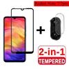 2in1 Protective Glass For Xiomi Redmi X3 Note 7 8 pro 8T 9s Mi Poco X3 For Xiaomi Redmi note8 pro note 9 Camera Screen Protector ► Photo 3/6