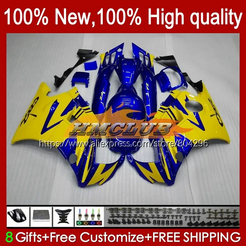Корпус + бак для HONDA CBR600FS CBR600F3 95 96 97 98 желто-синий 23No.26 CBR 600 CC FS 600F3 CBR600 F3 1995 1996 1997 1998