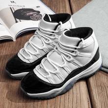Лидер продаж, баскетбольные кроссовки для мальчиков, спортивная обувь с высоким берцем для мальчиков, Детские баскетбольные кроссовки, брендовые баскетбольные кроссовки для больших мальчиков